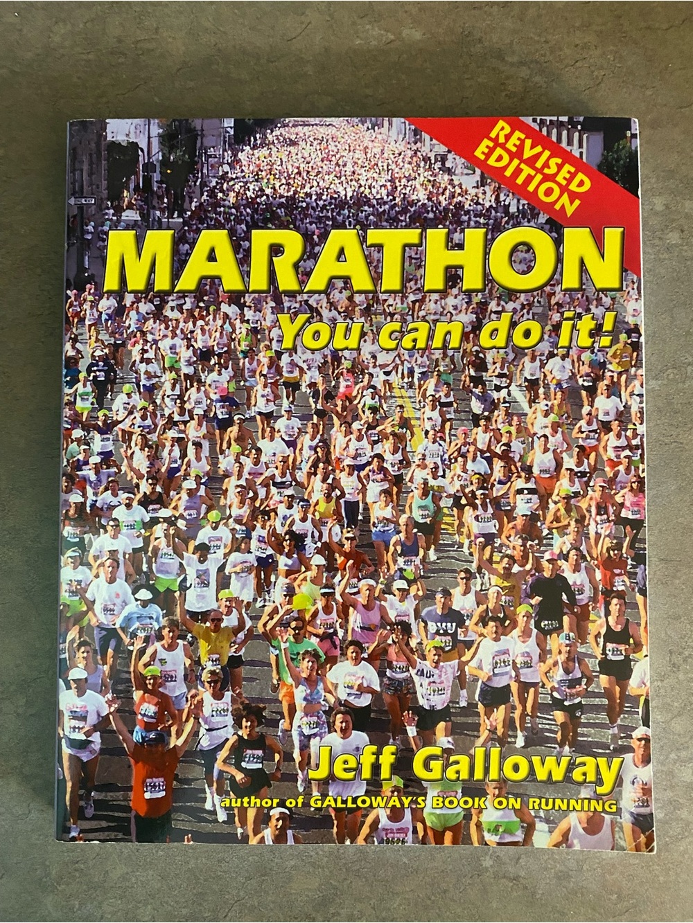 Marathon You Can Do It! Paperback book by Jeff Galloway